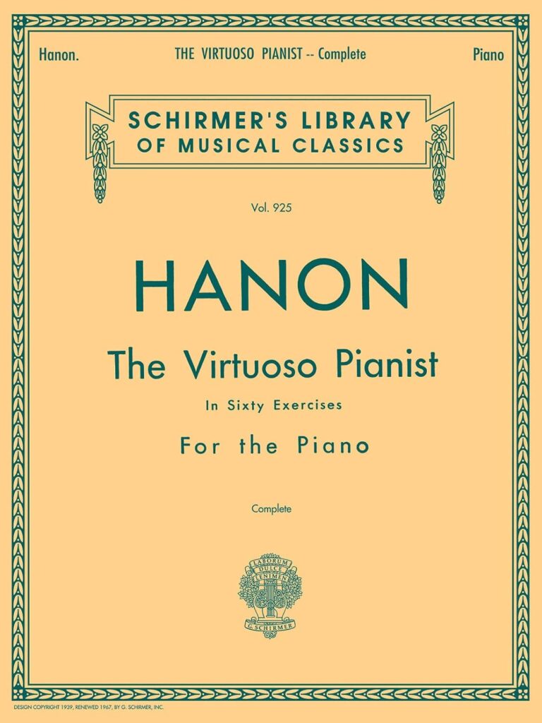 Hanon: The Virtuoso Pianist, Complete Edition.